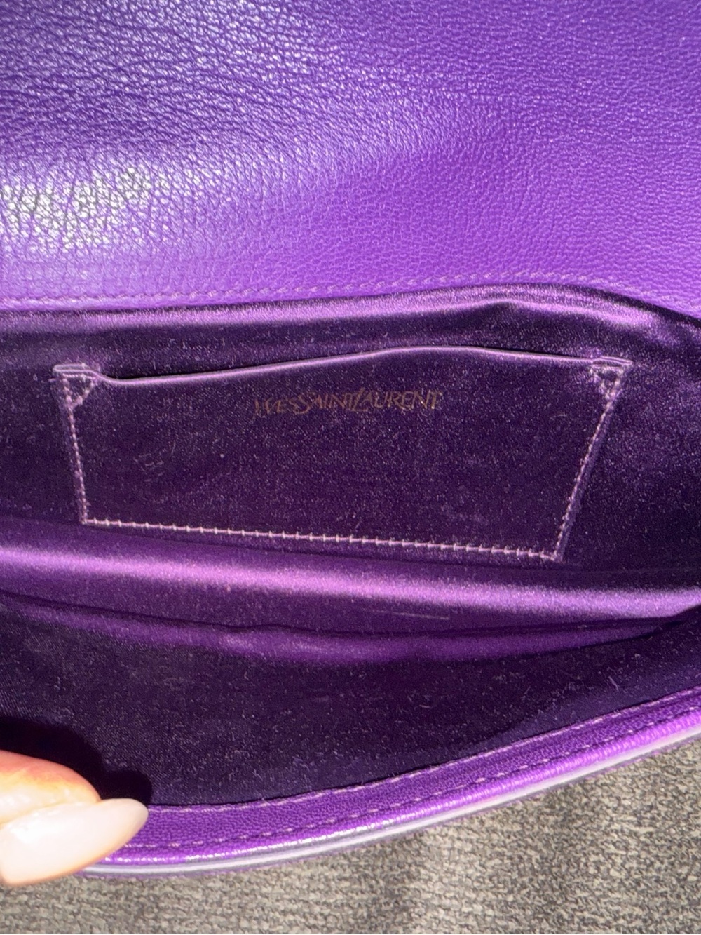 Yves Saint Laurent Belle De Jour Flap Clutch Purse - Picture 12 of 15